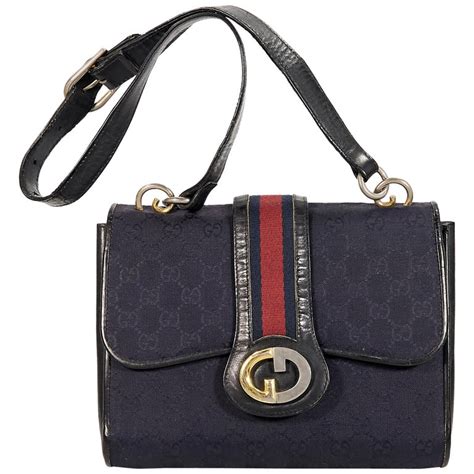 gucci navy suede bag|cheap gucci shoulder bags.